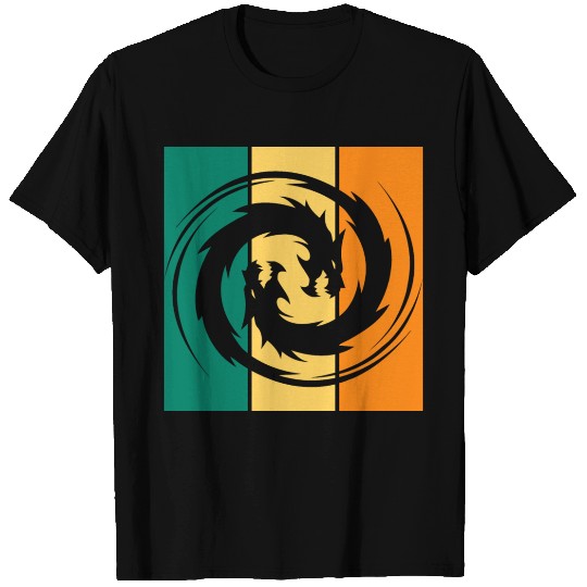 Dragon Ying Yang T Shirts