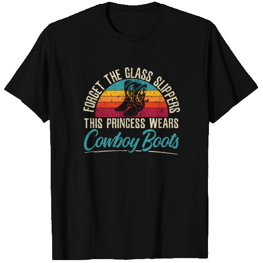 This Princess Wear Cowboy Boots Cowgirl Lover T Shirts