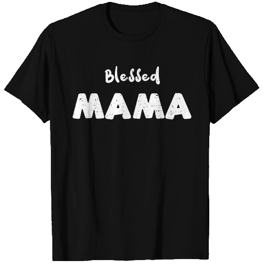 Blessed Mama - Cheetah T Shirts