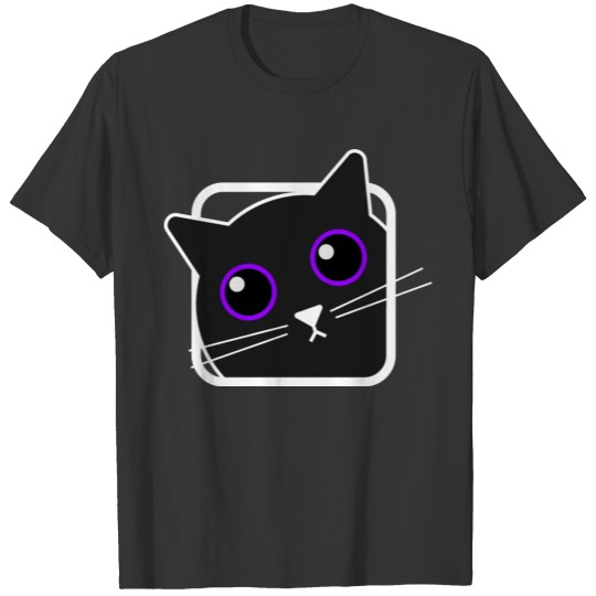 Cute Cat Widget purple T Shirts