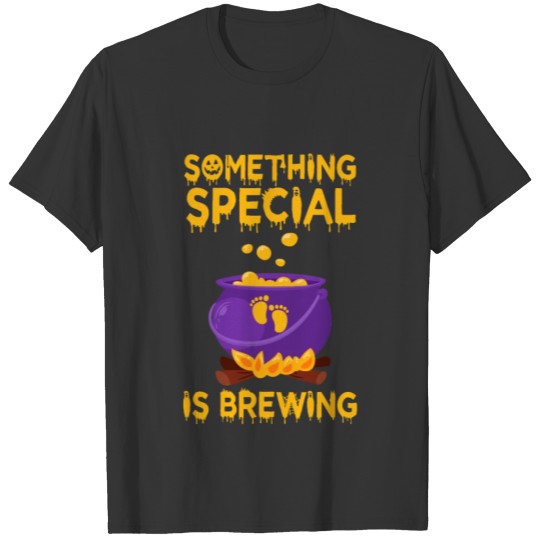 Womens Something Special Is Brewing Halloween Baby T Shirts