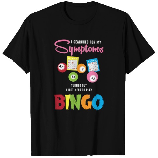 Funny Card Game Player Gambling Bingo Lover T Shirts