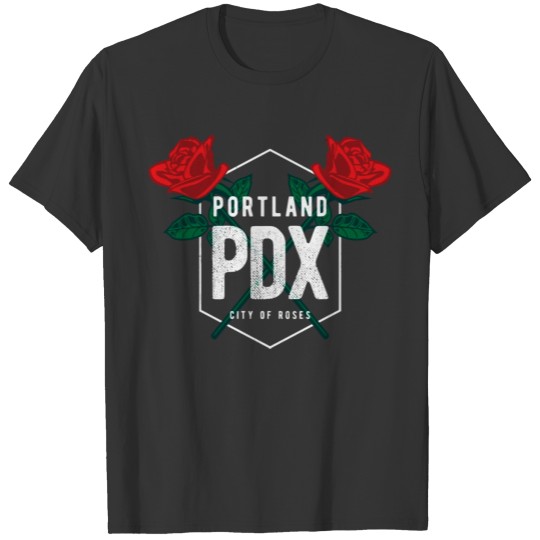 Vintage Style Edition Portland Oregon Pride Home T Shirts