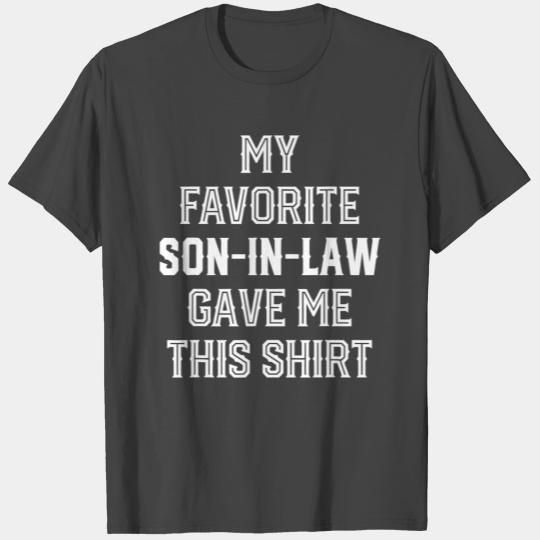 Father Mother in Law Gift Funny Christmas Birthday T Shirts