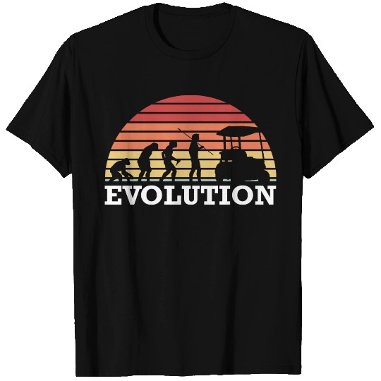 Golf Caddy Evolution Golfing Golfer Golf Ball T Shirts