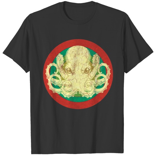 Octopus Vintage Animal Water Ocean Creature T Shirts