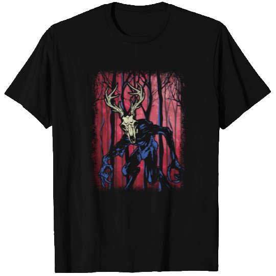 Wendigo Folk Creature Forest Halloween Cryptid T Shirts