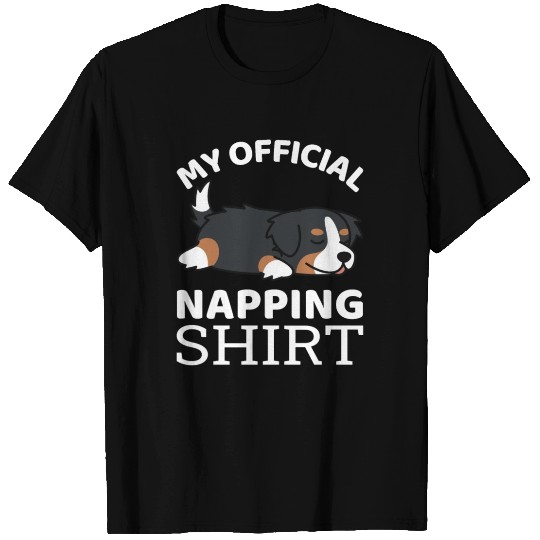 Official Napping Bernese Mountain Dog T Shirts