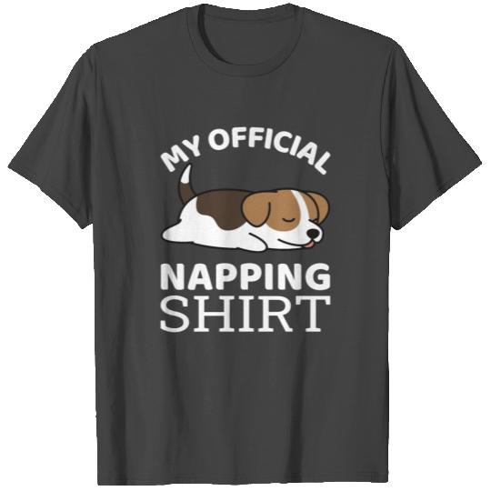 Official Napping Jack Russell Terrier T Shirts