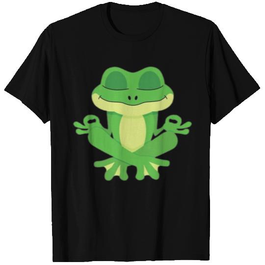 Meditating Frog T Shirts