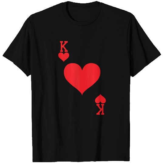 King of Hearts Playing Card Halloween Costume Tank T Shirts