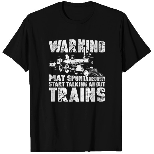 Steam Train Driver Trainspotting T Shirts
