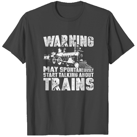 Steam Train Driver Trainspotting T Shirts