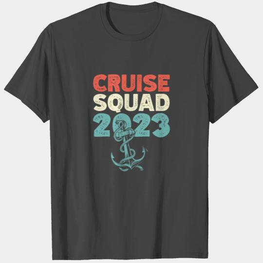 Cruise Squad 2023 Boating Travel Vacation Cruising T Shirts