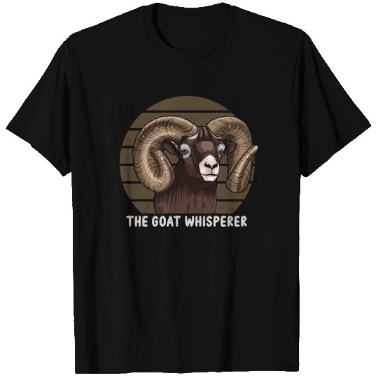 The Goat Whisperer Funny Goat Lover Farmer T Shirts