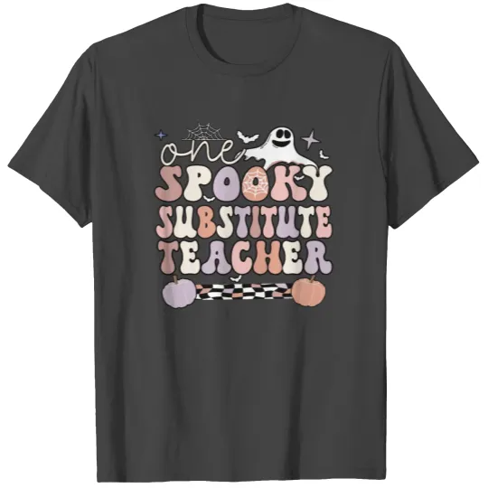 Substitute Teacher Halloween School Sub Teacher T Shirts