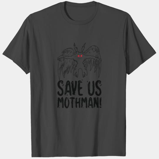 Halloween Mothman Mythical Line Art Beast Monster T Shirts