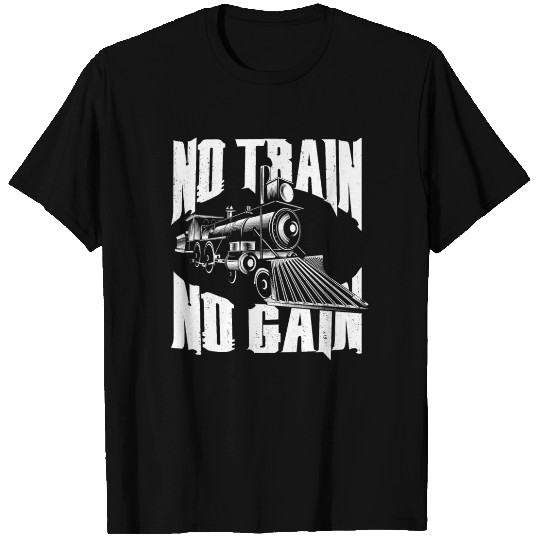 Steam Train Driver Trainspotting T Shirts
