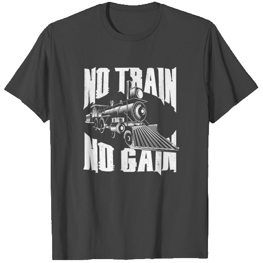 Steam Train Driver Trainspotting T Shirts