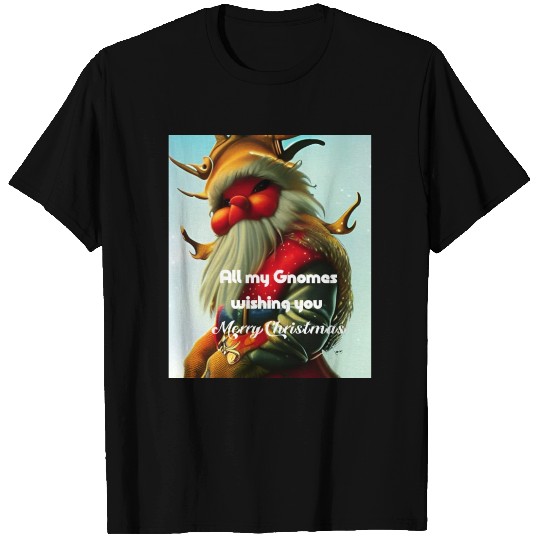 Funny Whimsical Christmas Gnomes Wish T Shirts
