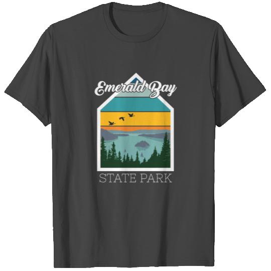 Lake Tahoe Emerald Bay Nevada California State Par T Shirts
