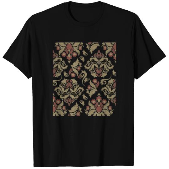 Baroque Aesthetic Pattern Old Vintage Grunge T Shirts