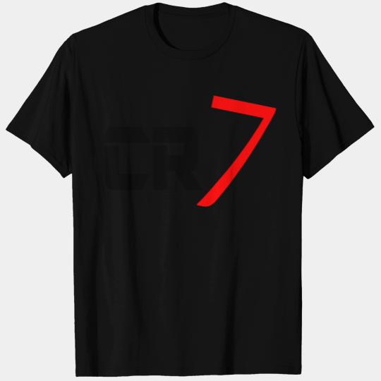 cr7 cristiano black T Shirts