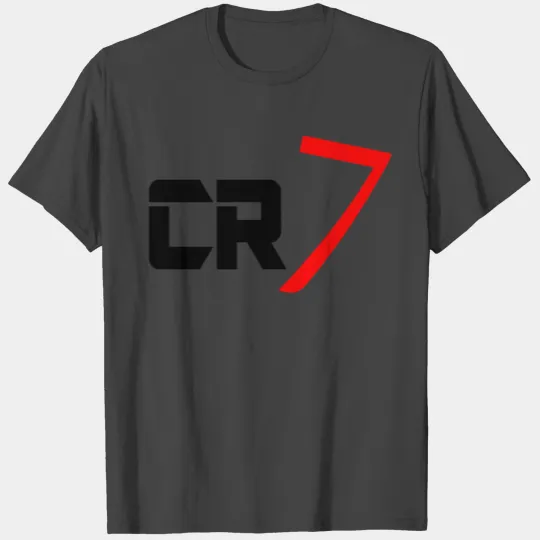 cr7 cristiano black T Shirts
