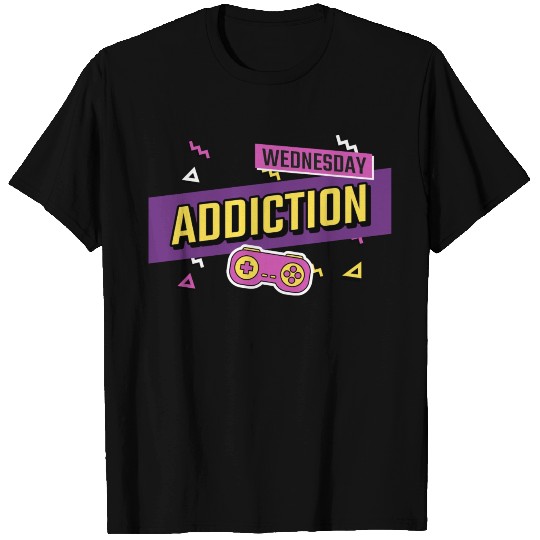 Wednesday Addiction Series Logo T Shirts