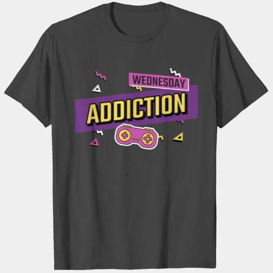 Wednesday Addiction Series Logo T Shirts