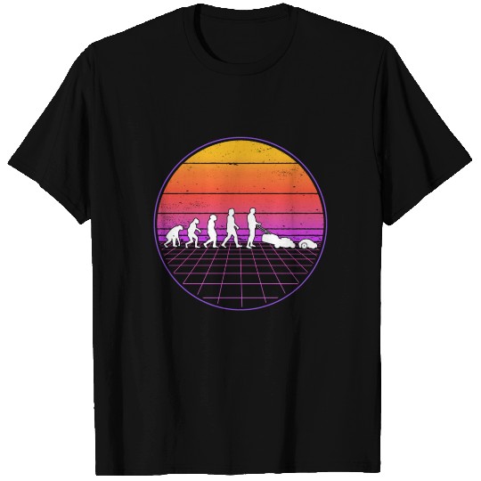 Robotic Lawnmower Evolution Retro T Shirts