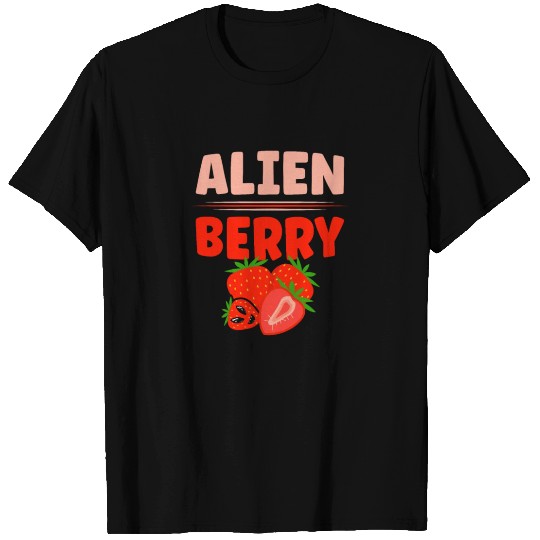 Alien Berry Stawberry Picking Extraterrestrial T Shirts