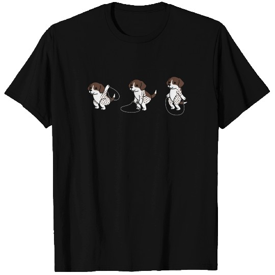 Jump Rope German Shorthaired Pointer T Shirts