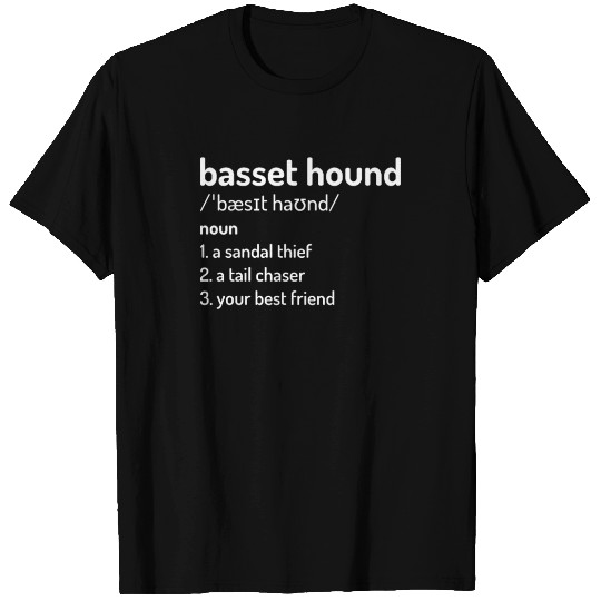 Dictionary Definition Basset Hound T Shirts