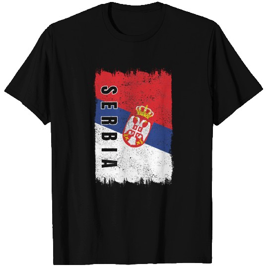 Serbia vintage flag T Shirts