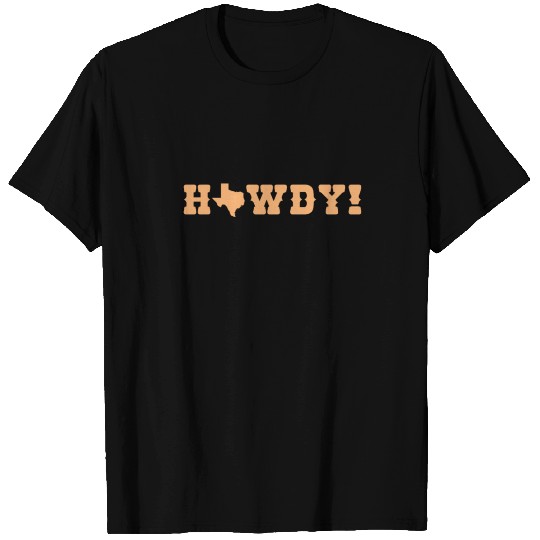 Howdy Texas US State of USA America T Shirts