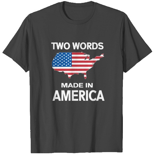 Two Words Made In America Funny Biden Quote Anti T Shirts