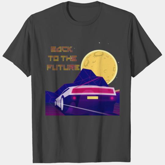 Back To The Future Delorean Destination Time Logo T Shirts