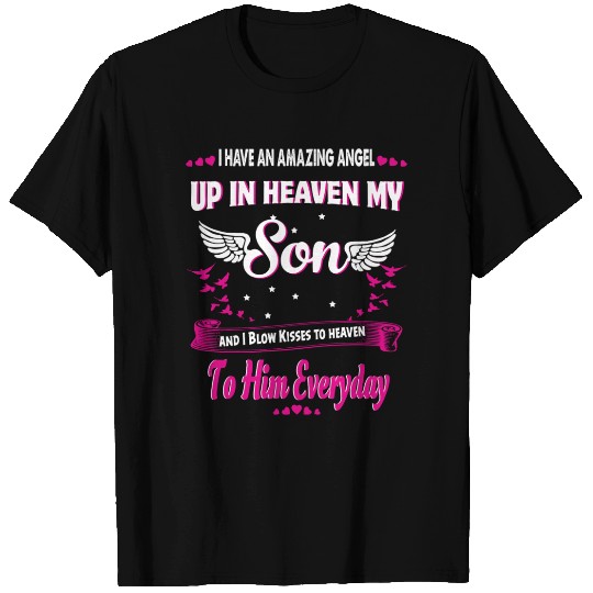 My Son Forever My Angel Sympathy In Loving Memory T Shirts