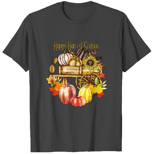 Happy Harvest Season - Autumn Pumpkins T Shirts