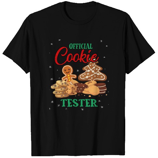 Official Cookie Taster Christmas Cute Holiday T Shirts