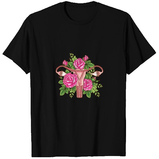 Middle Finger Uterus Pro-choice Feminist T Shirts