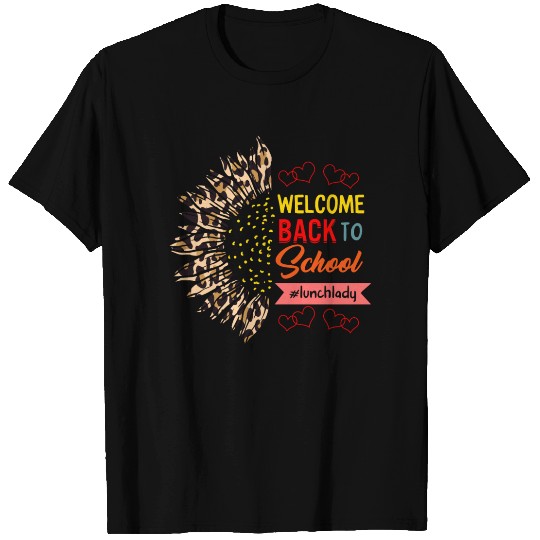 Back to School T Shirts, Lunch Lady Sunflower T Shirts,