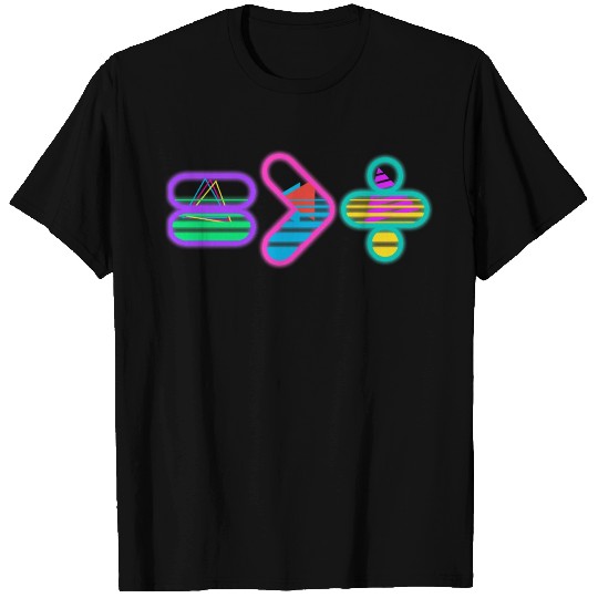 Equality is Greater Than Division Unity Synthwave T Shirts