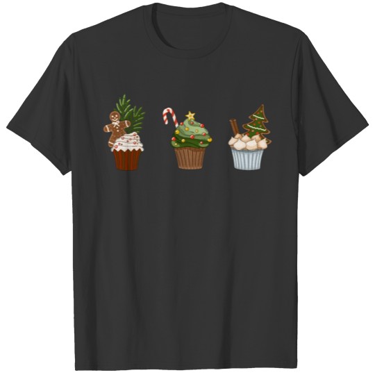 Christmas Gingerbread Baking Graphic T Shirts