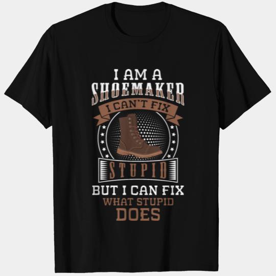 Cobbler Profession Humor Leather T Shirts
