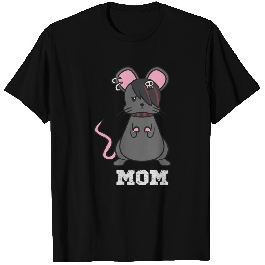 Gothic Rat Mom T Shirts