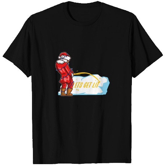 Lets get lit christmas T Shirts