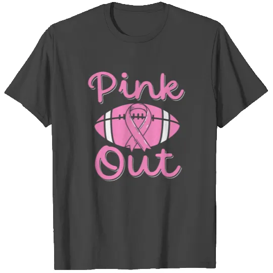 Pink out, breast cancer awareness T Shirts