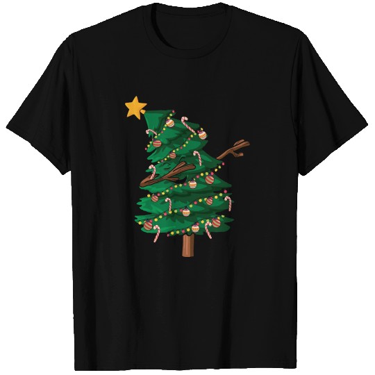 December Christmas Dab Dabbing Tree Christmas T Shirts